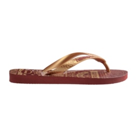 Chinelo Havaianas Harry Poter Feminino Mogno