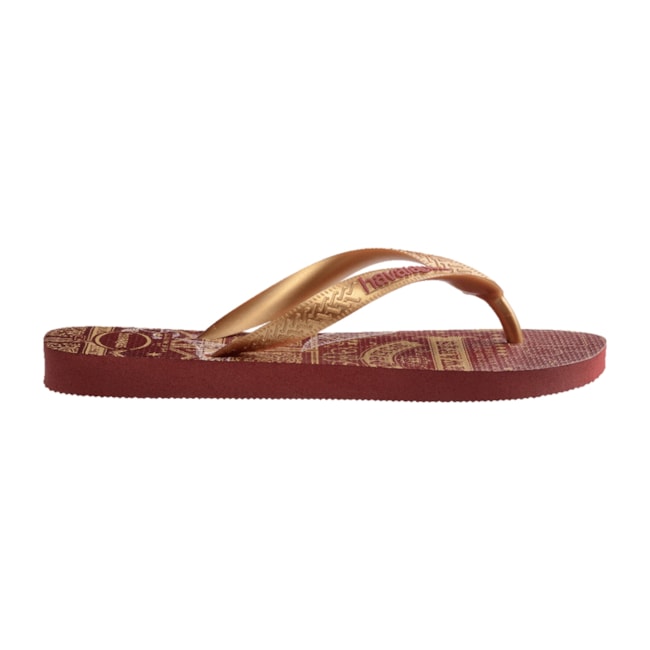Chinelo Havaianas Harry Poter Feminino Mogno