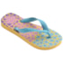 Chinelo Havaianas Infantil Jardim Feminino Amarelo Caja