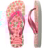 Chinelo Havaianas Infantil Jardim Feminino Branco