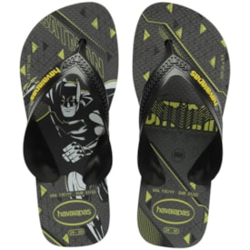 Chinelo Havaianas Kids Max Herois Masculino Preto