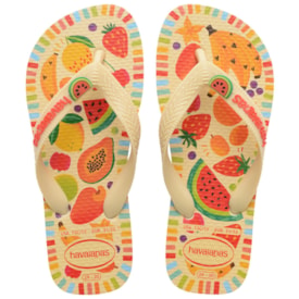 Chinelo Havaianas Kids Top Coisa Nossa Feminino Infantil Buttercream