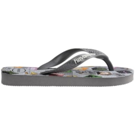 Chinelo Havaianas Minecraft Kids Cinza Aco