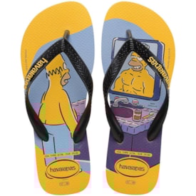 Chinelo Havaianas Simpsons Unissex Amarelo Pop