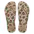 Chinelo Havaianas Slim Animals Feminino Bege