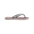 Chinelo Havaianas Slim Animals Feminino Cinza Dark Metalico