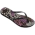 Chinelo Havaianas Slim Animals Feminino Preto