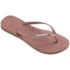 Chinelo Havaianas Slim Brasil Feminino Rosa Crocus