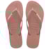 Chinelo Havaianas Slim Brasil Feminino Rosa Crocus
