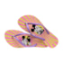 Chinelo Havaianas Slim Disney Infantil Feminino Amarelo Pixel