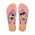 Chinelo Havaianas Slim Disney Infantil Feminino Amarelo Pixel