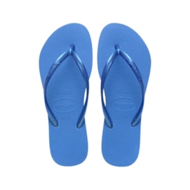 Chinelo Havaianas Slim Feminino Azul Brilhante