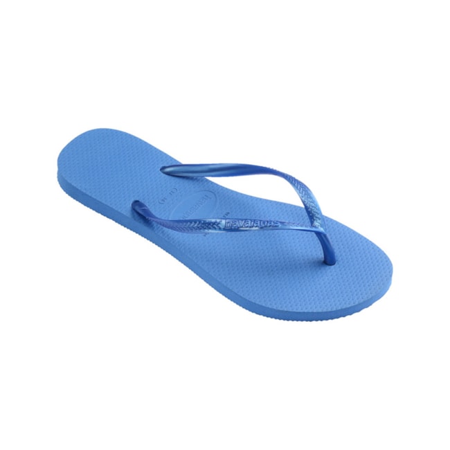 Chinelo Havaianas Slim Feminino Azul Brilhante