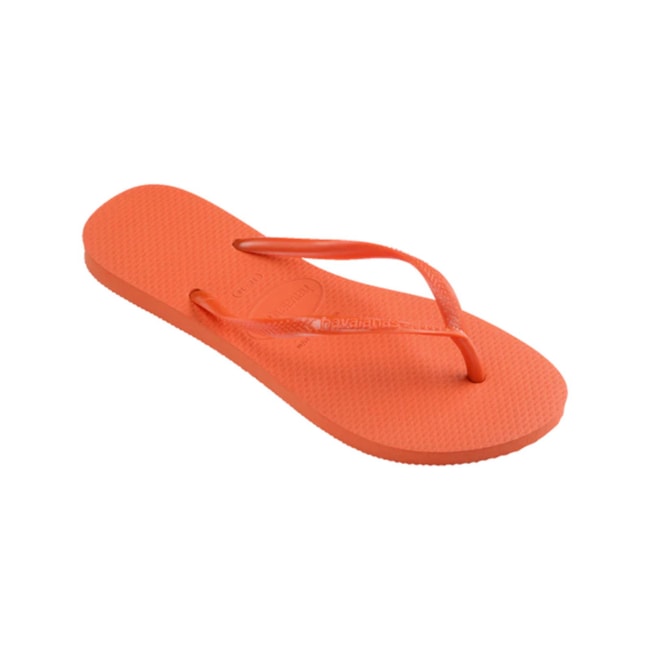 Chinelo Havaianas Slim Feminino Laranja Sunset