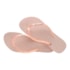 Chinelo Havaianas Slim Gliter Flourish Feminina Rosa Macaron