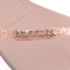 Chinelo Havaianas Slim Gliter Flourish Feminina Rosa Macaron