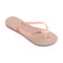 Chinelo Havaianas Slim Gliter Flourish Feminina Rosa Macaron