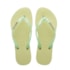 Chinelo Havaianas Slim Gliter Flourish Feminina Verde Jardim