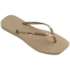 Chinelo Havaianas Slim Glitter Feminino Areia
