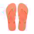 Chinelo Havaianas Slim Glitter Neon Feminino Coral Spark