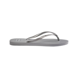 Chinelo Havaianas Slim Gloss Feminino Cinza Gelo