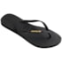 Chinelo Havaianas Slim Metallic Feminino Preto