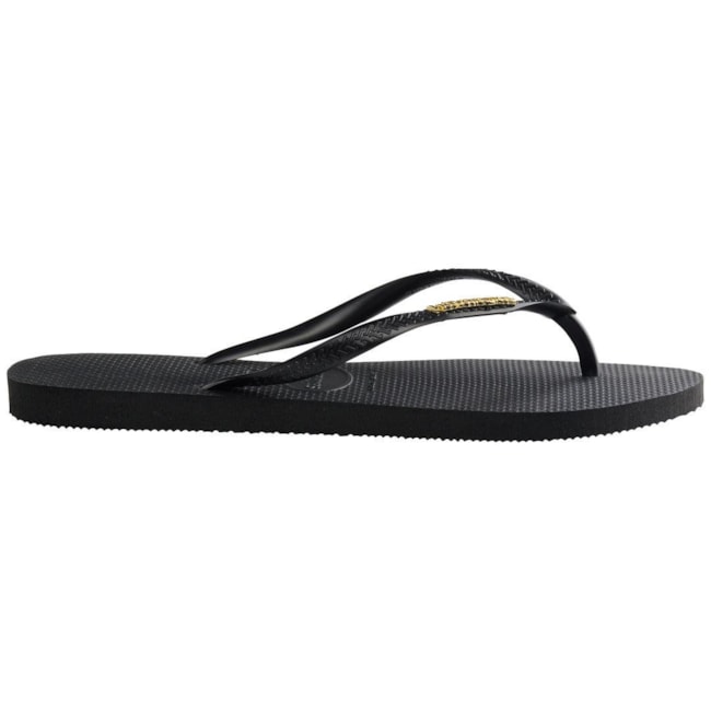 Chinelo Havaianas Slim Metallic Feminino Preto
