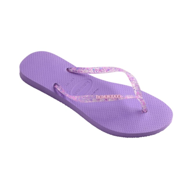 Chinelo Havaianas Slim Metallic Feminino Roxo Prisma