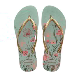 Chinelo Havaianas Slim Organic Feminino Argila