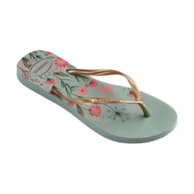 Chinelo Havaianas Slim Organic Feminino Argila