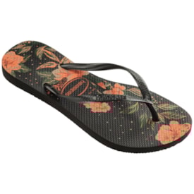 Chinelo Havaianas Slim Organic Feminino Preto