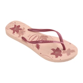 Chinelo Havaianas Slim Organic Feminino Rosa