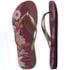Chinelo Havaianas Slim Organic Feminino Terra Roxa