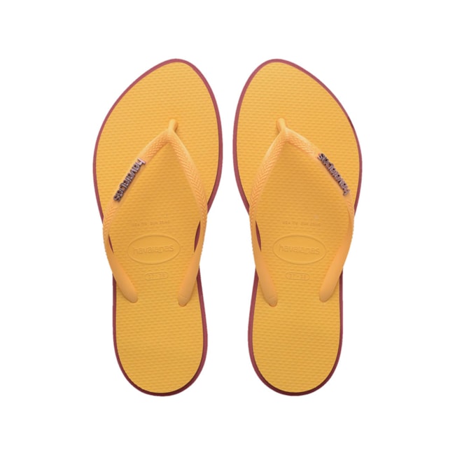 Chinelo Havaianas Slim Point Amaranto