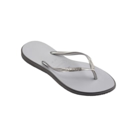 Chinelo Havaianas Slim Point Cinza Aco