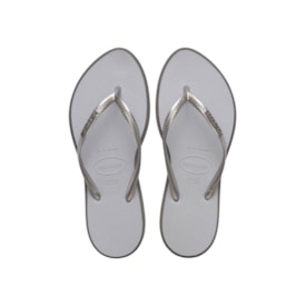 Chinelo Havaianas Slim Point Cinza Aco