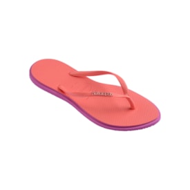 Chinelo Havaianas Slim Point Rosa Gum