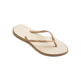 Chinelo Havaianas Slim Point Rose Gold