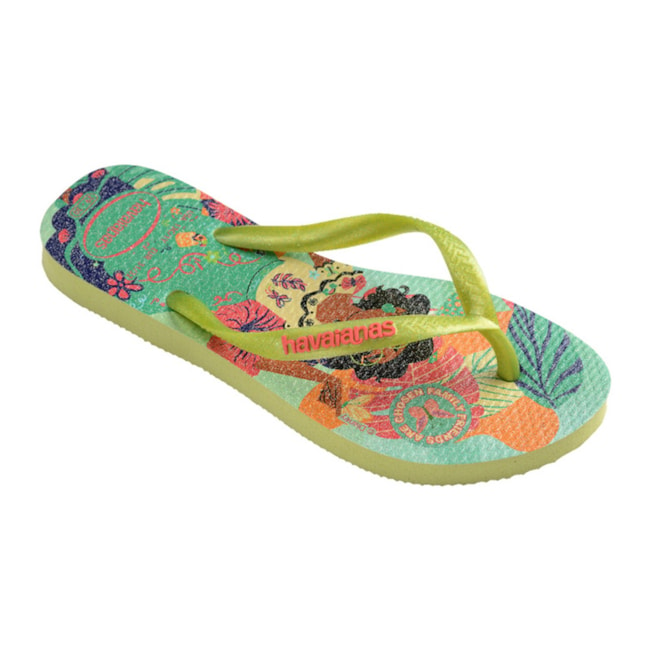 Chinelo Havaianas Slim Princesas Infantil Feminino