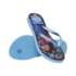 Chinelo Havaianas Slim Princesas Infantil Feminino Azul Lavanda