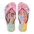 Chinelo Havaianas Slim Princesas Infantil Feminino Rosa Glow