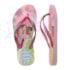 Chinelo Havaianas Slim Princesas Infantil Feminino Rosa Glow