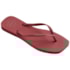 Chinelo Havaianas Slim Quare Logo Pop Feminino Pau Brasil
