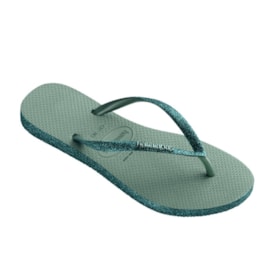 Chinelo Havaianas Slim Sparkle II Feminino Argila