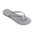 Chinelo Havaianas Slim Sparkle II Feminino Cinza Gelo