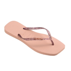 Chinelo Havaianas Slim Square Feminina  Rosa Ballet