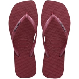 Chinelo Havaianas Slim Square Feminino Amaranto