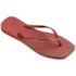 Chinelo Havaianas Slim Square Feminino Mogno