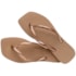 Chinelo Havaianas Slim Square Feminino Rose Gold