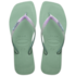 Chinelo Havaianas Slim Square Glitter Feminino Argila